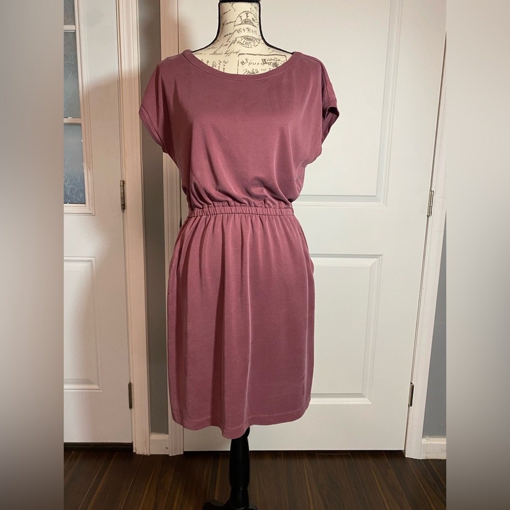 Cynthia Rowley Mauve Mini Sundress with Dolman Sleeves Medium/M F‎